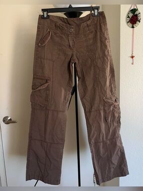 Vintage Brown Cargo low rise Pants